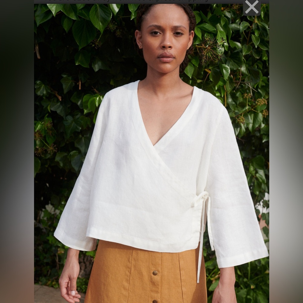 LinenFox Georgia Linen Top